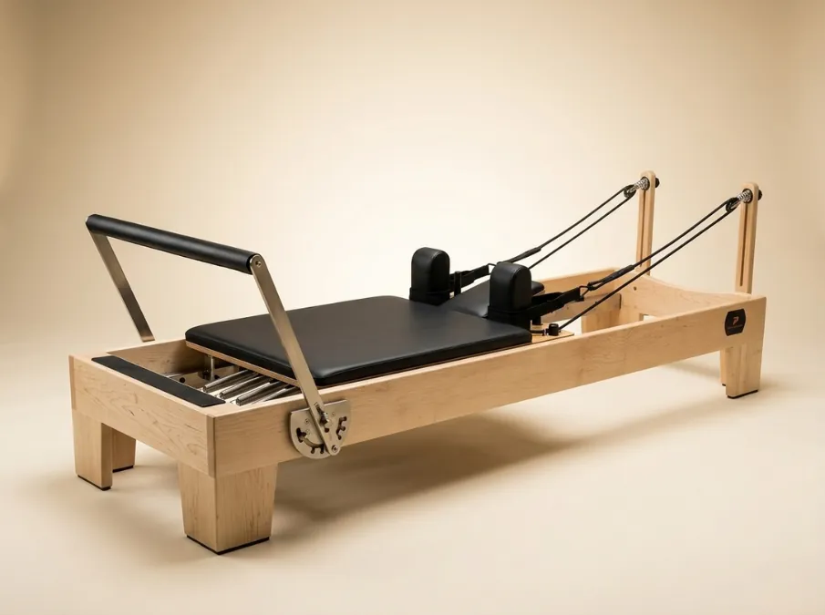 Reformer pilates studio professionnel en bois massif